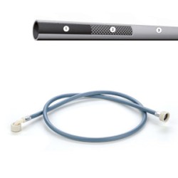 TUBO CARICO LAVATRICE C/CURVA F-F 3/4" CM.250