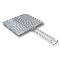 GRIGLIA PESCE GRANDE CM.45X40 CROMATA SENZA GAMBE