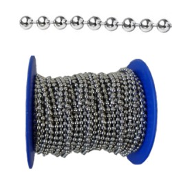 CATENA PERLINE MM.3,2 CROMATA