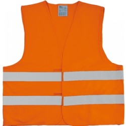 GILET ALTA VISIBILITA' ARANCIO TAGLIA UNICA