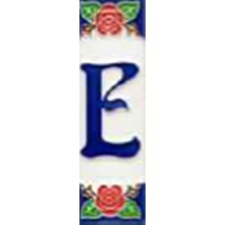 LETTERA E IN CERAMICA LIBERTY