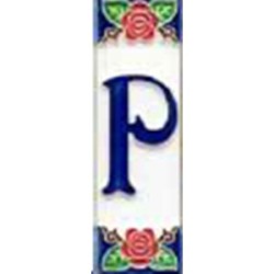 LETTERA P IN CERAMICA LIBERTY