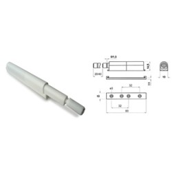 CRICCHETTO A SCATTO REGOLABILE C/MAGNETE 15NM BIANCO