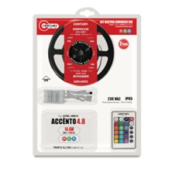 STRISCIA A LED ACCENTO MT.3 RGB C/ALIMENTATORE