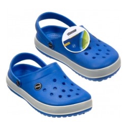 ZOCCOLI FORATI NR.45 BLU CINTURINO LIME ART.3445