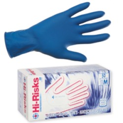 GUANTI LATTICE S/POLVERE PALMPRO 747 MM.0,30 TG.M PZ.50 ART.EHRP (ex HI-RISKS)