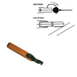 SGUAINACAVO C/LAMA REGOLABILE E COLTELLO MM.8-28 ART.SC 4/2C
