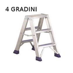 SGABELLO ALLUMINIO PUNTO PLUS S 4 GRADINI