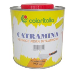 CATRAMINA VERNICE NERA BITUMINOSA ML.750 ART.905.1