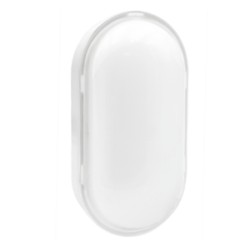 PLAFONIERA OVALE A LED SIMPLY BIANCA 16W 1280 LUMEN 4000K