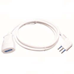 PROLUNGA LINEARE 3X1,5 MT.10 16A BIANCA