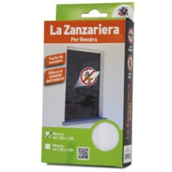 ZANZARIERA X FINESTRA CM.180X150 NERA ART.0105