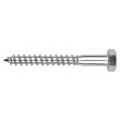 TIRAFONDI TE DIN 571 MM.8X200 ZINCATO ART.BA 01