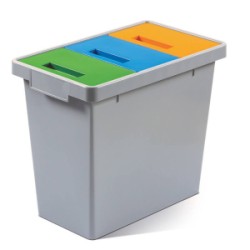 PATTUMIERA 3 SCOMPARTI POLYMAX ART.A12249