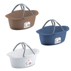 BACINELLA OVALE STELLA CM.60 C/MANICI ART.27800