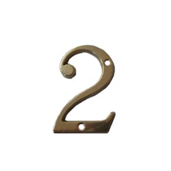 NUMERO 2 OTTONE LUCIDO MM.80 ART.705