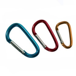 PORTACHIAVE A MOSCHETTONE ALLUMINIO MM.60 PZ.24