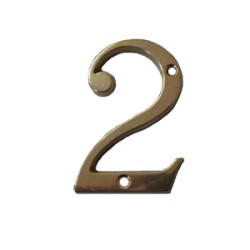 NUMERO 2 OTTONE LUCIDO MM.120 ART.706