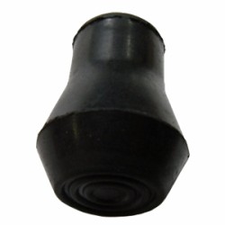 PUNTALI X BASTONI GOMMA MM.18 NERO ART.0701