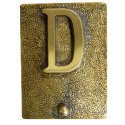 LETTERA RIDOTTA  D  OTT.BRONZ.RD-680.62