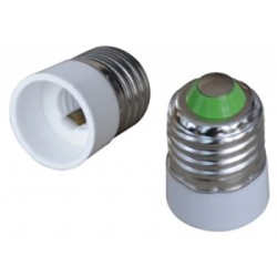 ADATTATORE X LAMPADE DA E27 A E14