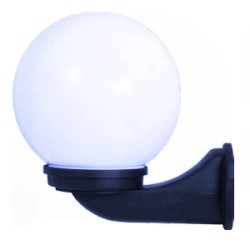 GLOBO C/MENSOLA D.200 E27 40W OPALE GLOBOLUX IV ART.6120