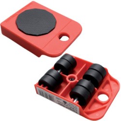 PATTINI SPOSTA OGGETTI C/DISCO GIREVOLE PORTATA KG.150 ART.BGS80340