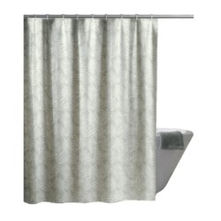 TENDA DOCCIA PVC CM.180X200 DISEGNO FOGLIE FELCI VERDI 16X/01