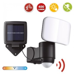 FARO SOLARE A LED C/SENSORE MOVIMENTO 400 LUMEN SL355
