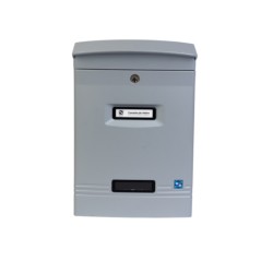 CASSETTA POSTALE GIOIOSA SILVER RAL 9006 ART.10-400.9006