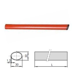 BARRA ORIZZONTALE OVALE CM.120 X MANIGLIONE ANTIPANICO 1.07007.14