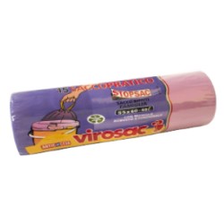 SACCO RIFIUTI PRATICO VIOLA CM.55X60 PZ.15