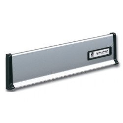 PLACCA IMPOSTAZIONE GRANDE ALLUMINIO 10-650.72