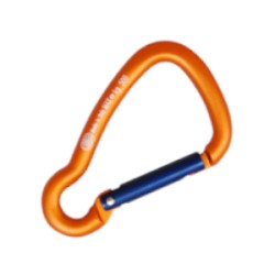 MOSCHETTONE MM.85 KG.500 ALLUMINIO TURCHESE/NERO ART.735E