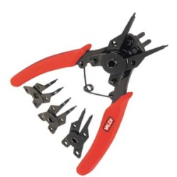 PINZA ANELLI ELAST. A TESTE INTERCAMBIABILI