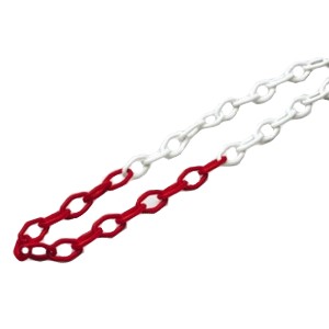 Catena Plastica 6mm Bianca/Rossa - 25 Metri Per Delimitazione, Sicurezza E Lavori - Foto 9
