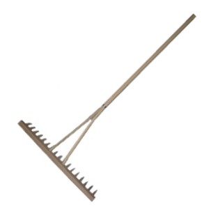 Rastrello da Giardino COSTWAY 19 Denti | Alluminio Argento 178cm