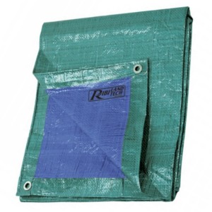Telo In Plastica Rinforzato Telo Telone Occhiellato 100 Gr/mq - Verde O Blu, In LDPE HDPE, Antipioggia E Impermeabile Tele Per Dipingere