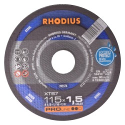 DISCO RHODIUS 115X1,5 X ACCIAIO XT67