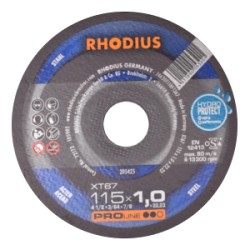DISCO RHODIUS 115X1,0 X ACCIAIO XT67