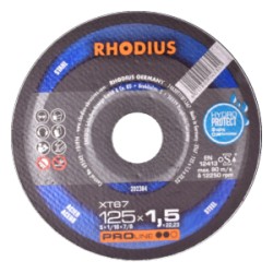 DISCO RHODIUS 125X1,5 X ACCIAIO XT67