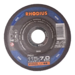 DISCO RHODIUS 115X7 X ACCIAIO RS2