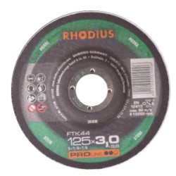 DISCO RHODIUS 125X3 X PIETRA FTK44S