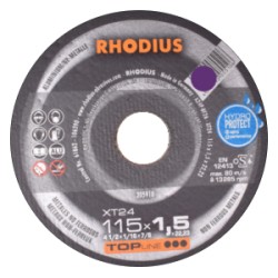 DISCO RHODIUS 115X1,5 X ALLUMINIO XT24