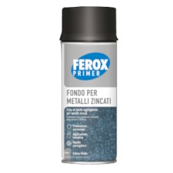 FEROX PRIMER FONDO AGGRAPPANTE X METALLI ZINCATI SPRAY ML.400 ART.2012