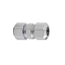 RACCORDO BICONO DOPPIO 10-3/8-10 OTTONE CROMATO