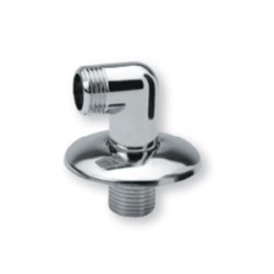 CURVA C/ROSONE 1/2 X DOCCIA  CROMATA