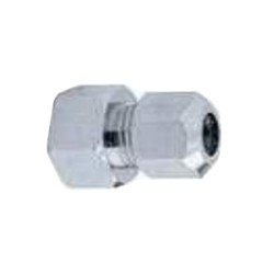 RACCORDO BICONO F 1/2X3/8 D.10 CROMATO