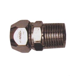 RACCORDO BICONO M 1/2X3/8 D.12 CROMATO ART.523/52016