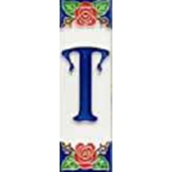 LETTERA T IN CERAMICA LIBERTY